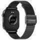 7. Smartwatch Gravity GT15-1 Schwarzes Silikonarmband + Schwarzes Armband