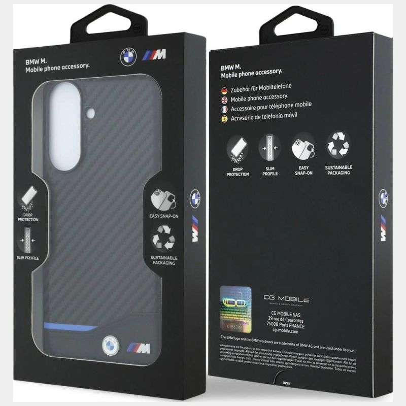8. BMW M Carbon Hülle für Samsung Galaxy A37 5G - Schwarz