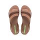 2. Ipanema Damen-Sandalen, Modell Vibrant Sandal Fem, modisch und bequem, braunes Gummi