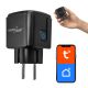 11. GREENBLUE WLAN-Steckdose mit Fernbedienung, kompatibel mit Android/iOS/Alexa/Google Home, mit Timer, Wattmeter, max. 16 A/3840 W, GB735 B