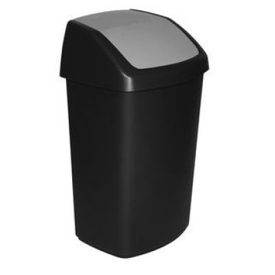 Curver Swing-Top 50 l Rechteckig Kunststoff Schwarz, Grau