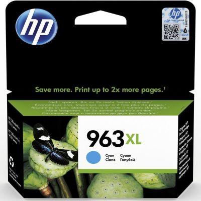 2. HP 963XL Cyan-Tintenpatrone, HP963XL=3JA27AE, 1600 Seiten