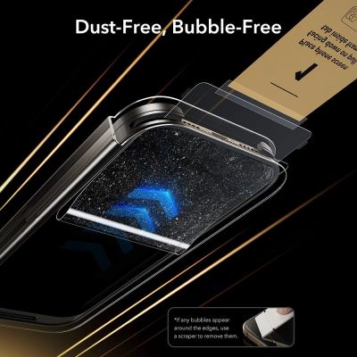 8. ESR UltraFit Armorite Pro Panzerglas für iPhone 17 Pro Max - Klar
