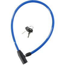 Fahrradschloss mit Kabel, 0,4 x 65 cm, blau, Dunlop