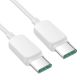 12. Joyroom S-A14 USB-C-Kabel – USB-C 60 W 1,2 m – Weiß