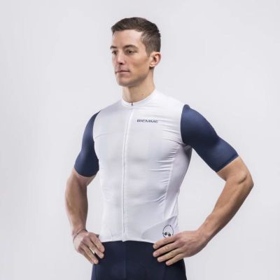 3. Biemme NATURE T-Shirt weiß und marineblau, Größe 3XL