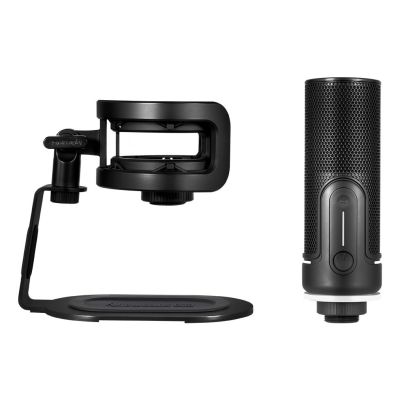 5. Streamplify MIC PRO Schwarzes Desktop-Mikrofon