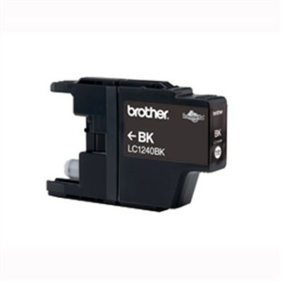 4. Brother LC-1240BK Tintenpatrone, 1 Stück, Original Schwarz