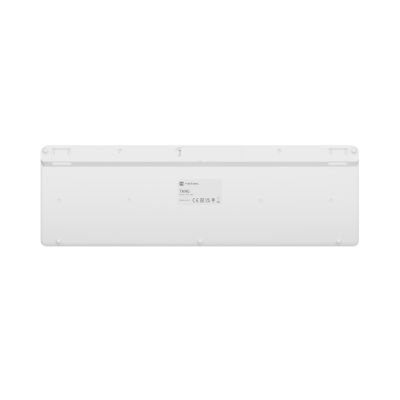 3. NATEC TANG US kabellose Tastatur BT + 2,4 GHz, leise, Slim, weiß