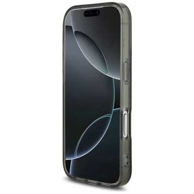 5. AMG Double Layer Transparent Smocked MagSafe Case für iPhone 17 Pro - Schwarz