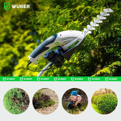 12. Akku-2-in-1-Trimmer für Hecken und Gras, 7,2 V, Schnitt 120 mm, USB-C, W23320 WUBER