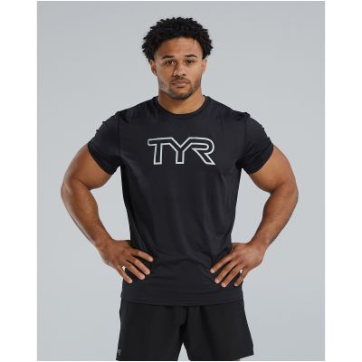 Herren-T-Shirt TYR MENS AIRTEC LL SS