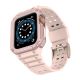 2. Schutzarmband für Apple Watch 38/40/41 mm Panzergehäuse-Armband - Rosa