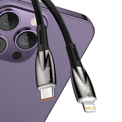 4. Baseus CADH000101 Lightning – USB-C PD-Kabel 20 W 480 Mbit/s 2 m – Schwarz