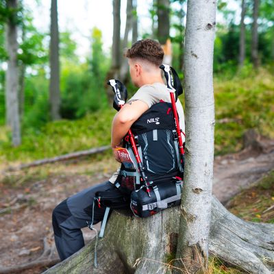 9. NC1993 NORTHLAKE SCHWARZER TOURISTENRUCKSACK 30L+10 NILS CAMP