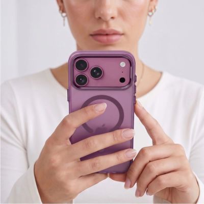 8. Tech-Protect MagZero MagSafe Hülle für iPhone 17 Pro Max / 18 Pro Max – Burgunderrot Matt