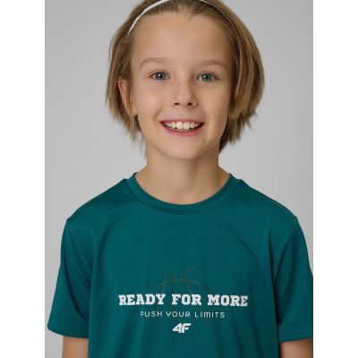 5. Schnelltrocknendes Sport-T-Shirt für Jungen 4F 4FJRSS26TFTSM2390-46S