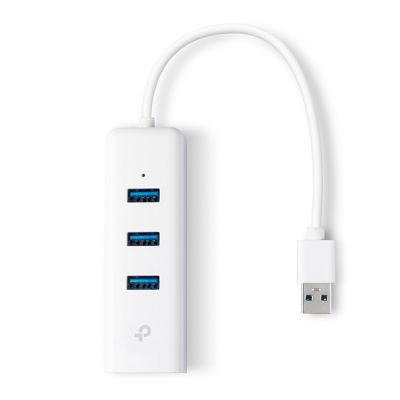 TP-Link UE330 Kabelgebundene Dockingstation USB 3.2 Gen 1 (3.1 Gen 1) Typ-A Weiß