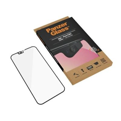5. PanzerGlass E2E Mikrofrakturiertes gehärtetes Glas für iPhone 13 Mini CamSlider Hüllenkompatibel, antibakteriell – Schwarz