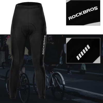 3. Rockbros RK2004L Atmungsaktive Radhose mit Sitzpolster, Größe L, Schwarz