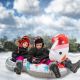28. Aufblasbare Schneemann-Rutsche für 2 Personen, 138 x 74 x 80 cm