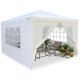3. Gartenzelt-Pavillon 3x4x2,5m Weiß Saska Garten