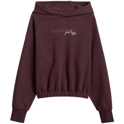 2. Damen-Sweatshirt 4F F2175 dunkelbraun 4FWSS26TSWSF2175 80S
