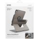 10. Uniq Rovus Snapmount magnetische, 360° drehbare, abnehmbare Hülle für iPad Air 13" 2024/2025 – Grau