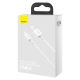 5. Baseus Superior Kabel USB - Lightning 2,4A 1,5 m Weiß (CALYS-B02)