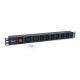 2. Equip 333316 PDU Stromverteilungseinheit 8 x Netzwerksteckdose 1U Schwarz