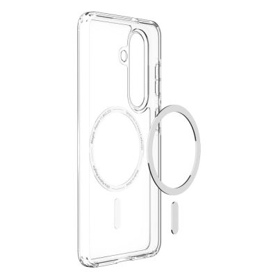 6. Spigen Ultra Hybrid Mag MagSafe Hülle für Samsung Galaxy S26+ - Transparent und Weiß