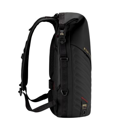 14. ASUS ROG SLASH Backpack Edition 20 Roll-Up Rucksack Schwarz Polyester, gewachstes Leder (zum Hochziehen)