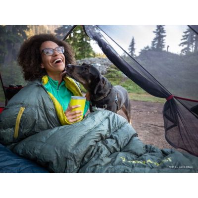 8. Therm-a-Rest Questar Mumienschlafsack für Erwachsene, Polyester, Grün, Gelb