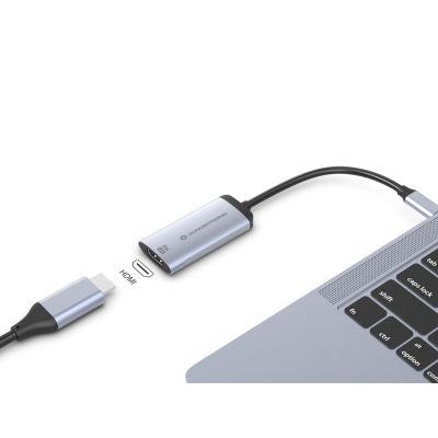 3. Conceptronic ABBY23G externe USB-Grafikkarte 7680 x 4320 px Silber
