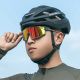 2. Rockbros SP258 ROAD TO SKY Radbrille mit polarisierten orangefarbenen Gläsern - Grün
