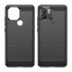 Carbon Case Hülle für Xiaomi Redmi A1+ flexible Silikon-Carbon-Hülle schwarz