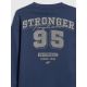 8. Lockerer Jungen-Sweatshirt ohne Kapuze 4F 4FJRSS26TSWSM2635-31S