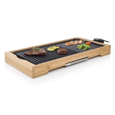 2. Tristar BP-2641 Elektrischer Bambusgrill, Schwarz, 2200 W