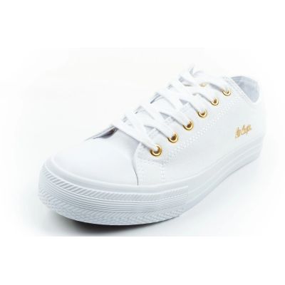3. Lee Cooper Damen-Sportschuhe, Sneaker, modisch, weiß, bequem