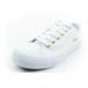 3. Lee Cooper Damen-Sportschuhe, Sneaker, modisch, weiß, bequem