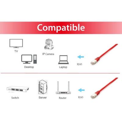 5. Equip 605626 Netzwerkkabel Rot 10m Cat6a S/FTP (S-STP) Rund