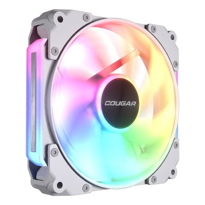 5. COUGAR CF-APR12HW3-RGB Computergehäuselüfter 12 cm Weiß 3 Stück.
