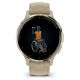 11. Garmin 010-02785-55 Smartwatch / Sportuhr, 3,05 cm (1,2") AMOLED-Display, 41 mm, digitaler Touchscreen (390 x 390 Pixel), Gold, WLAN, GPS