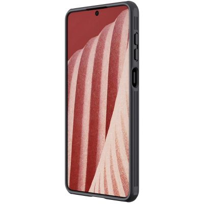 4. Nillkin CamShield Pro Case Gepanzerte Gehäuseabdeckung Kameraschutz für Samsung Galaxy A73 Schwarz