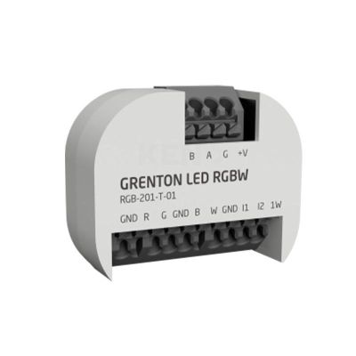 Grenton RGBW LED-Dimmmodul / 1-Wire / digitale Eingänge (2 Eingänge) / Unterputzmontage / TF-Bus