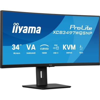 31. iiyama XCB3497WQSNP-B1 34"-Monitor - Flachbildschirm - 86,4 cm