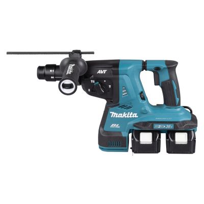 2. Makita Schlagbohrmaschine 2x18V DHR281PT2J 2,9J 2x5,0Ah BL + Handgriff