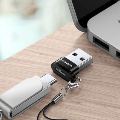 5. Ugreen US280 50568 USB-C 3.1 (weiblich) / USB-A 2.0 (männlich) Adapter – schwarz