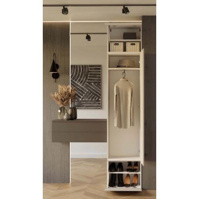 8. Hague Kleiderschrank 1SZ Kaschmir