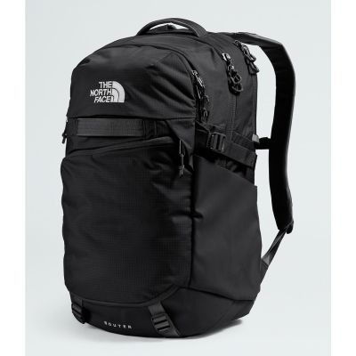 The North Face Router Rucksack, Schwarz, Nylon, recyceltes Polyester